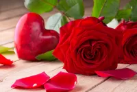 Slagalica Roses as a present