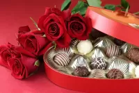 Слагалица Roses as a gift