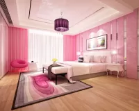 Пазл Розовая спальня