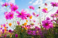 Jigsaw Puzzle Pink cosmos