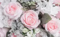 Quebra-cabeça Pink roses