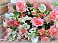 Slagalica Pink-and-white bunch