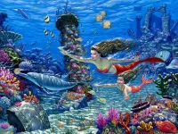 Jigsaw Puzzle Mermaids 1