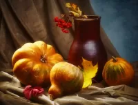 Zagadka Rowan and pumpkin