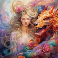Quebra-cabeça With the dragon