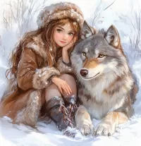 Слагалица With the wolf