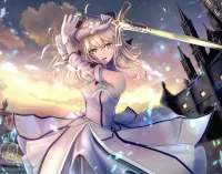 Jigsaw Puzzle Saber lily