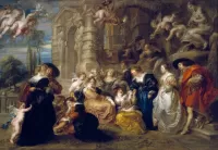 Quebra-cabeça The garden of love - Rubens