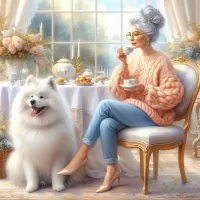 Jigsaw Puzzle Samoyed