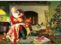 Rätsel Santa  s zhivotnimi