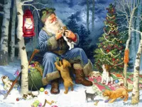 Rätsel Santa and animals 1