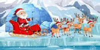 Jigsaw Puzzle Santa in the North