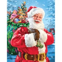 Jigsaw Puzzle Santa with gifts