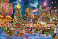 Jigsaw Puzzle Merry Christmas