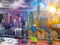 Puzzle Seasons in New York