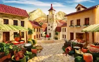 Jigsaw Puzzle Edible town