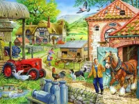 Jigsaw Puzzle Rural life