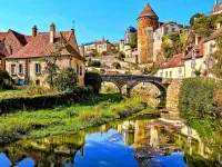 Quebra-cabeça Semur en Auxois France