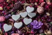 Jigsaw Puzzle Hearts and herbarium