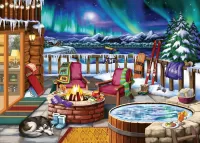 Jigsaw Puzzle northern Lights