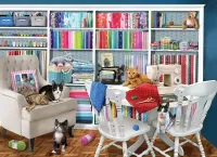 Jigsaw Puzzle Sewing Room