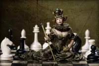 Jigsaw Puzzle Chess Queen