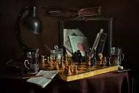 Quebra-cabeça Chess game