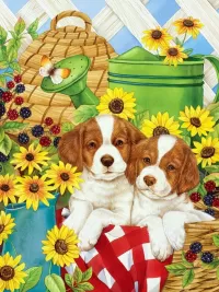 Jigsaw Puzzle Puppies