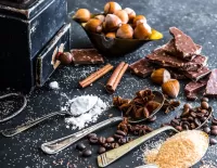 Jigsaw Puzzle chocolate and spices