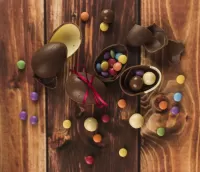 Quebra-cabeça Chocolate eggs