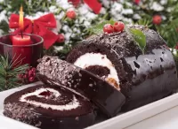 Puzzle chocolate roll
