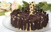 Jigsaw Puzzle Chocolate cake