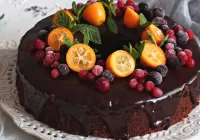 Quebra-cabeça Chocolate cake