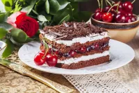 Jigsaw Puzzle Black forest cake