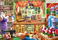 Jigsaw Puzzle Sewing shop