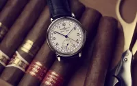 Puzzle Cigars and watch