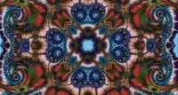 Jigsaw Puzzle Symmetrical fractal