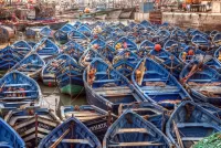 Jigsaw Puzzle Blue boats