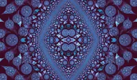 Jigsaw Puzzle Blue fractal