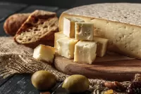Puzzle Cheese and olives