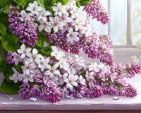 Jigsaw Puzzle Lilac