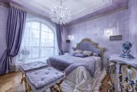 Пазл Сиреневая спальня