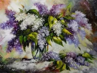 Rompecabezas Lilac bouquet