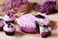 Jigsaw Puzzle Lilac dessert