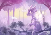 Quebra-cabeça Purple dragon