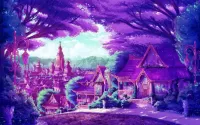 Jigsaw Puzzle Lilac city