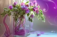 Quebra-cabeça Lilac still-life