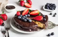 Zagadka Cheesecake in chocolate