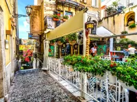 Puzzle Sicilian cafe