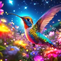 Zagadka shining hummingbird